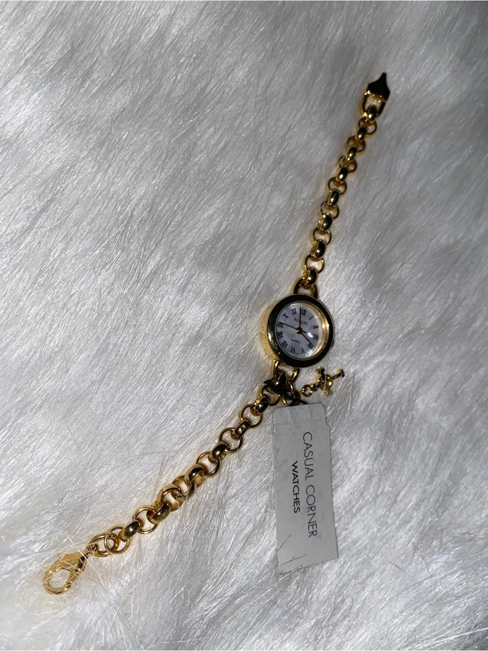 NWT Vintage Y2K Casual Corner Decade 6853 Japan Movt Rolo Link Watch